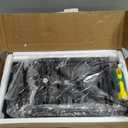 YINMIT Magazine Holder, Magazine Rack Floor, Magazine Storage Basket, Folder Organizer Bin for Books, Newspapers, Tablets (Black) (Medium)