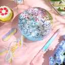 Aoriher Disco Ball Piata Singer Party Decoration Colorful Disco Party Piatas with Stick Blindfold for Birthday New Years Bachelor Music Lover Fans Game Supplies 12.4 x 12.4 x 2.76 Inch