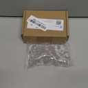 Cobahom 12 Pack Small Plastic 1.2 Inch No-Slip Mini Clips for Thin Hair Styling Accessories for Women and Girls (White)