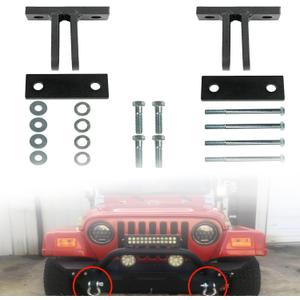 BX88230 Bolt-On Base Plate Bracket Kit Fit for Blue Ox Tow Bars,Universal BX Tabs Tow Bar Base Plate Bracket Compatible with Most Vehicles