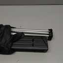 Grope Portable Camping Table with Aluminum Table Top, Folding Beach Table Easy to Carry, Prefect for Outdoor, Picnic, BBQ, Cooking, Festival, Beach, Home Use (Black-S)