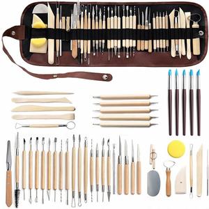 Clay And Clay Tools Pottery Tools Clay Sculpting Tools Polymer Clay Tools Kit Ceramic Tools for DIY Handcraft Modeling Clay Carving Tools Set