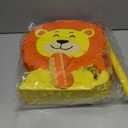 FORENEE Lion Pinata Party Set - Jungle Safari Birthday Decorations | Complete with Stick, Blindfold & Confetti | King of the Jungle Pinata for Kids | Wild Animal Theme Party Supplies & Games