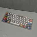 Mixed Light Manga Themed Keycaps 136 Keys, Cherry Profile PBT Custom Key Caps Set, Dye Sublimation Keyboard Keycaps for Cherry Gateron MX Switches Mechanical Keyboard