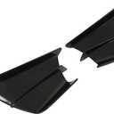 ARAMOX Motorcycle Modified Wind Wing Side Spoiler Glossy Black Fairing for R1 R3 R25, Bright Marble Pattern (Glossy Black)