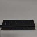 Surge Protector Power Strip - 12 Widely Spaced Multi Outlets, Wall Mount, 3 Side Outlet Extender with Extension Cord, Flat Plug, Overload Protection, Home Office Dorm Room Essentials (5FT, Black)