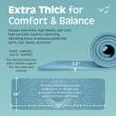 Retrospec Solana Yoga Mat Thick 1/2in Non-Slip Workout Mat with Nylon Strap - 72x24in Exercise Mat for Pilates, Stretching & Fitness - BPA Free, Easy Clean