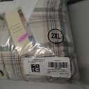 Dokotoo Winter Coats for Women Button Down Plaid Flannel Shirts Warm Sherpa Fleece Jacket 2XL