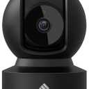 Kasa Smart Indoor Pan-Tilt Home Security Camera, 1080p HD Dog Camera w/Night Vision, Motion Detection for Baby & Pet Monitor, Cloud & SD Card Storage, Works w/ Alexa & Google Home, 2.4G WiFi (EC71) (Black)