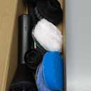 Leebein Electric Spin Scrubber, Cordless Cleaning Brush for Bathroom Shower Tub, IPX7 Waterproof Power Scrubber with 7 Brush Heads, Extendable Long Handle and 2 Speeds Scrubber for Bathtub Floor (Black)