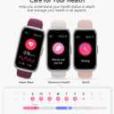 Fitness Trackers for Women/Men, Smart Watches for Women with Sport Activity Tracker, Fitness Watch with Heart Rate, Blood Oxygen Monitor, Sleep Tracker, IP68 Android Smart Watch with 4 Straps, Gift