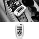 RAZPOY Key Fob Cover Shell, Key Case Cover Holder Protector Compatible with 2018-2026 Ford F-150 Explorer & 2021-2026 Ford Bronco & Bronco Sport, White