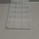 Mathtoxyz Bead Organizer Box, 31Pcs Small Beads Organizers and Storage Plastic Cases Mini Clear Dimond Storage Containers Boxes with Hinged Lid and Rectangle for Bracelet Making DIY Jewelry Craft Nail