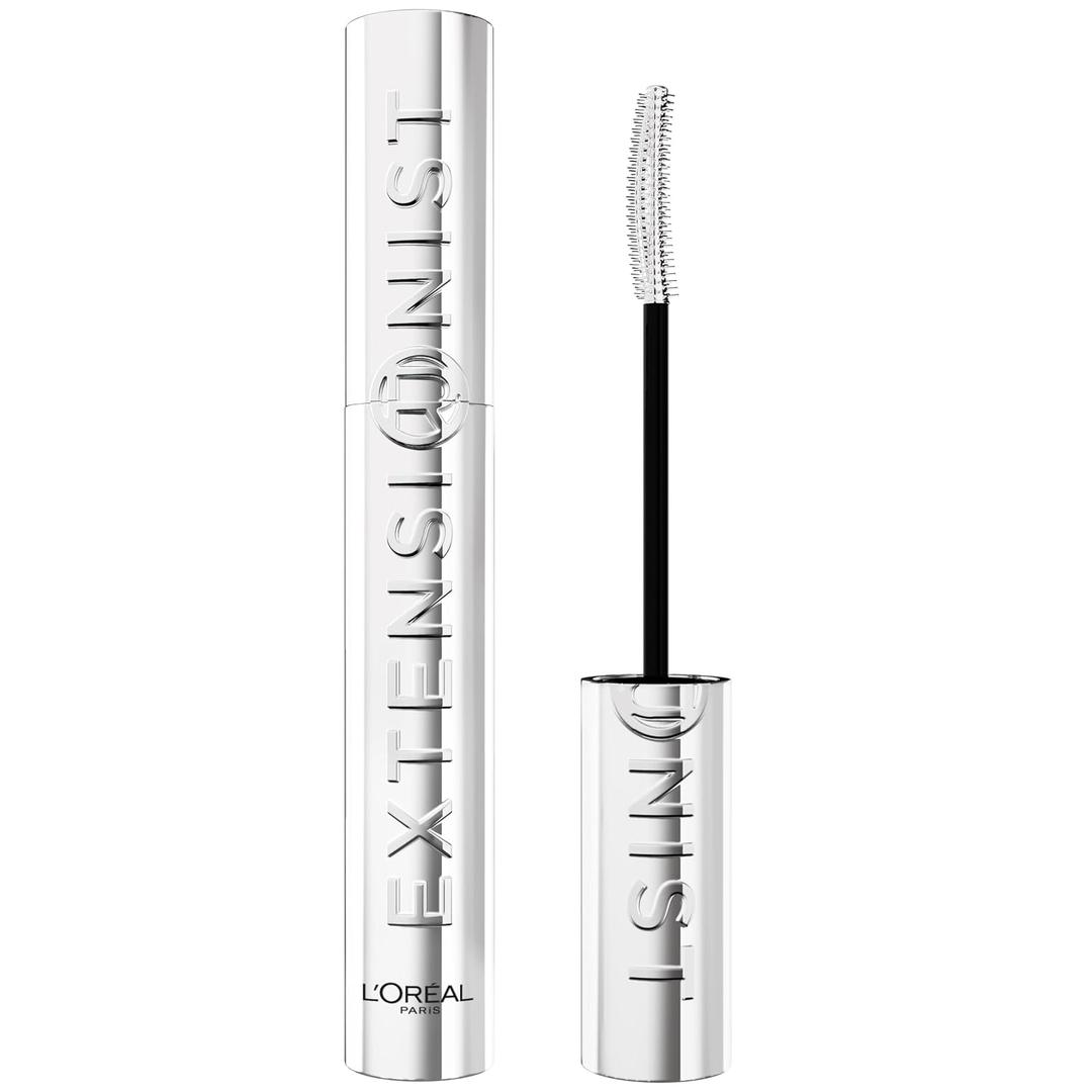 L'Oreal Paris Extensionist Mascara, Lengthening, Volumizing, and Curling Formula For a Lash Extension Eye Makeup Look, Washable Blackest Black