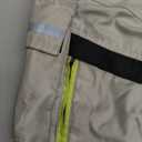 HWK Motorcycle Pants Cargo Pants Work Pants for Men Adventure Hi-Vis All-Purpose (30W x 32L, Silver)