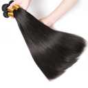 Straight Human Hair Bundles 34 34 34 Inch Double Weft Straight Bundle Unprocessed Brazilian Hair Extensions Soft And Healthy 3 Bundles 150G Quick Weave For Women Deals