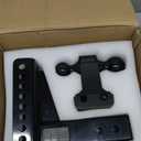 Adjustable Trailer Hitch -Drop Hitch-Tow Hitch with 2.5 inch Receiver-6inch Drop/Rise, 2" & 2-5/16" Ball Hitches for Trucks, 22,000 LBS GTW, Trailer Hitches with Anti-Theft Pin, Black