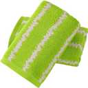 YiLUOMO Green Spring Hand Towel Modern Wave Pattern Design Super Soft 100% Cotton Highly Absorbent St. Patrick Day Decorations Hand Towels for Bathroom 13 x 29 Inch,2 Pieces