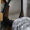 Right Passenger Side Mirror Fits 2019 2020 2021 2022 2023 2024 2025 2026 GMC Sierra 1500, Manual Folding/Power Glass/Heated/Temperature Sensor (Glossy Black,7Pins)