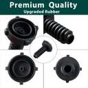 DC61-01722B Leveling Leg Replacement Parts for Samsung Washer Adjuatable Legs Rubber Pad Pedestal Feet Bottom Foot WA50R5400AV/US WA50R5200AW/US Washing Machine Leveler Rubber Foot Pads 4 Pcs