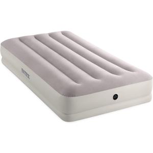 Intex 64177E Dura-Beam Standard Prestige Mid-Rise Air Mattress: Fiber-Tech  Twin Size  Quickfill USB Air Pump