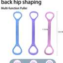 Figure 8 Resistance Band with Handles, Elastic Bands for Working Out,Arm,Back,Shoulder Training Elastic Ropes,Exercise Equipment for Yoga, Pilates,Physical Therapy Stretching