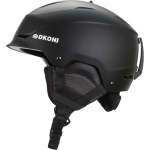 Ski Helmet, Snowboard Helmet for Men & Women, Three-Stage Adjustable Ventilation System, Adjustable Fit, Durable PC Shell, Protective EPS Foam, Snow Sports Helmet for Adults, Youth & Kids (Large: 22.5 -24.5 inch (58-62cm), BLACK)