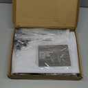 Drdefi 10X Square Magnifying Glass with Light and Stand, Real Glass LED Lighted Magnifier, 5 Color Modes Stepless Dimmable, Hands-Free Mag Desk Lamp with Clamp for Reading Craft Hobby Close Work Black