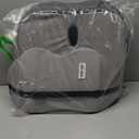 X Large Memory Foam Seat Cushion Lumbar Support Pillow for Sciatica & Tailbone Pressure Relief Coccyx Pad for Office Chair, Car, Wheelchair, Home, Office (Gray)