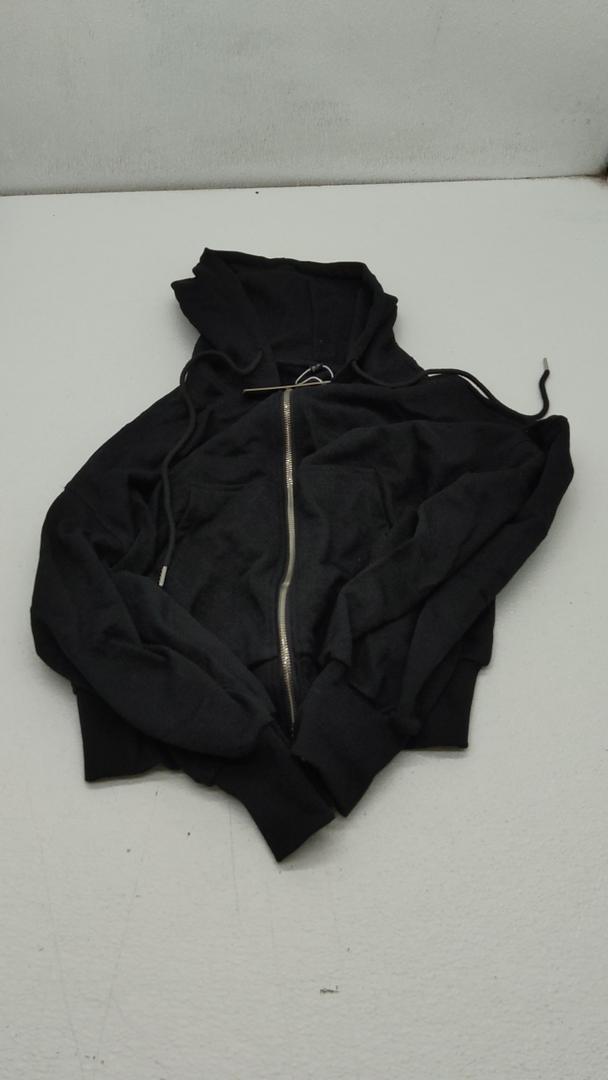 Trendy Queen Womens Zip Up Hoodies Oversized Sweatshirts Fall Fashion Outfits Casual Jackets 2025 Winter Clothes ( Small, Black)