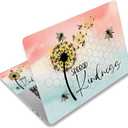 12.1 13 13.3 14 15.4 15.6 in Laptop Sticker Skin Decal, Netbook Skins Decals for Notebook PC, Universal Reusable Vinyl Laptop Cover Decor Sticker, Waterproof Art Protector I Dandelion Honeybee