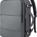 Taygeer Personal Item Backpack for Women, 35L Travel Backpack with Laptop Compartment & Water Bottle Pocket, Lightweight Work Back pack for Weekend Business Gym Hiking, Dark Grey