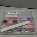 FANDAMEI Press on Nails, 24 Colors 576PCS Press on Nails Short Square Matte Glossy. Glitter Nails Short Round. Natural Fit Lightweight Fake Nails Natural for Nail Art