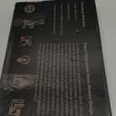 Countertop Wine Rack Organizer - Holds 6 Oversized Bottles & 4 Glasses | Freestanding Small Metal Bottle Holder, Perfect for Home Dcor, Kitchen Storage and Cabinet | No AssemblyGold