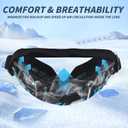 Skiing Motocross Goggles,Racing Riding Goggles ATV Dirt Bike,Ventilation Anti-Fog UV Impact Resistant for Adult (09-6 Series, Tech Blue Frame and Ice Blue Lenses)