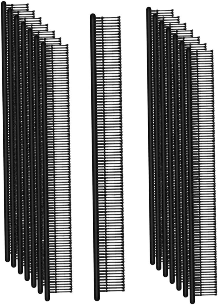 NEX&CO Mini Stitch Fastener Refills, 10000 Pcs 4.4mm / 0.18inch Extra Fine Stitch Gun Fasteners, Tiny Smallest Clothing Tag Barbs Attachments for All Micro Tag Gun(Not for Standard) - Black