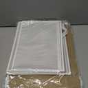 Marbrasse Paper Organizer Letter Tray, 9 Tier Mesh File Organizer with Handle, Paper Sorter Desk Organizer for Home Office Supplies - White