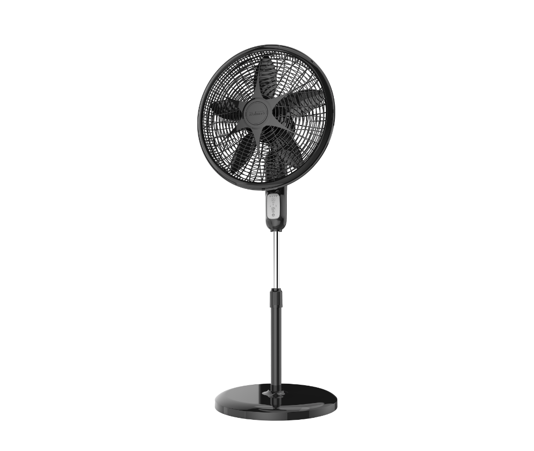 Holmes 18” Digital Stand Fan – 3-Speed, Adjustable Head Tilt, 75° Oscillation, 7.5-Hour Timer, Remote Control