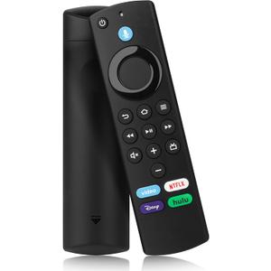 Replacement Voice Remote Control Compatible with Smart AMZ TV Stick(2nd Gen/3rd Gen/Lite/4K Max/Cube), TV Stick 4K(1st Gen, 2nd Gen), Smart TVs 3rd Gen, for Insignia-Pioneer Smart TVs