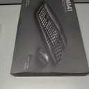 Wireless Keyboard and Mouse Combo, 30dB Quiet Ergonomic Wave Keyboard Set with Soft Leather Palm Rest, Dual-System Switch for Windows/Mac, Ideal for Business Teams Home Office - SABLUTE MA41 (Black)