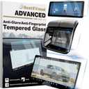 BestEvMod Matte Screen Protectors Tempered Glass Compatible with Rivian R1T & R1S 2022-2025 2026 Gen1 & Gen2 3PCS Anti-Glare 9H Tough Anti Fingerprint Protective Film Driver & Center & Rear Display Set