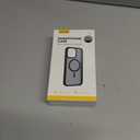 3 x Lamicall Magnetic Case for iPhone 15 Pro Max, for Magsafe - [Diamond Textured Anti-Slip Edge] [Military Grade Shockproof Protection] Translucent Hard Slim Magnet Protective Cover (Black)