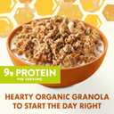 3 x Cascadian Farm Organic Honey Cashew Granola, Protein Granola, Non-GMO, Resealable Pouch, 9 oz (9 Ounce (Pack of 1))