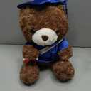 Hollowfly Graduation Bears 2026 Plush Stuffed Animal Bear with Gown Cap Tassel Set Cute Brown Graduate Gifts Stuffed Animal Doll Plush Toy for Party Supplies(13.8 Inch,Royal Blue)