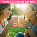 20 Year Old Girl Gift 20th Birthday Gifts for Girls 2025,20th Birthday Cups With Straw and Lid for Girls Ideas,Happy 20 Birthday Decorations for Girl,2005 Fashion Presents for Her,Sister,Friend