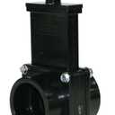 Valterra 7101 ABS Gate Valve, Black, 1-1/2" Slip