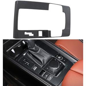 Birbenben Fit for Mazda CX50 2023 2024 2025 Accessories, Carbon Fiber Gear Shift Box Panel Car Center Console Cover Gear Panel Gear Shift Knob Cover Trims Frame Protection for CX 50 Interior 2026