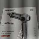 Handheld Car Vacuum Portable Cordless 25000Pa High Power Small Mini Hand Vacuum Cleaner Rechargeable 4-in-1 Compressed Air Duster Blower Pump Wireless Handheld Vac for Car Office Desktop Home Cleaning (Silver)