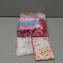 JOYIN 28 Pack Valentine's Day Mini Plush Toys with Gift Cards, Mini Keychains for Valentines Party Favor, School Exchange Prize and Valentine's Classroom Gift Exchange