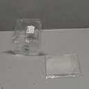 Amazon Basics Ballot Box With Key Lock, Clear